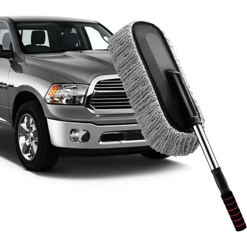 Telescopic Microfiber Car Cleaning Duster with Long Handle