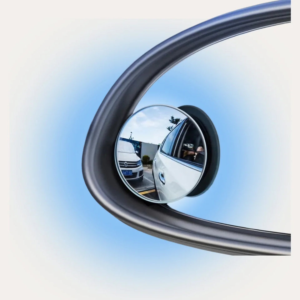 Car Blind Spot Safety Mirror - Set of 2 (Both Sides)
